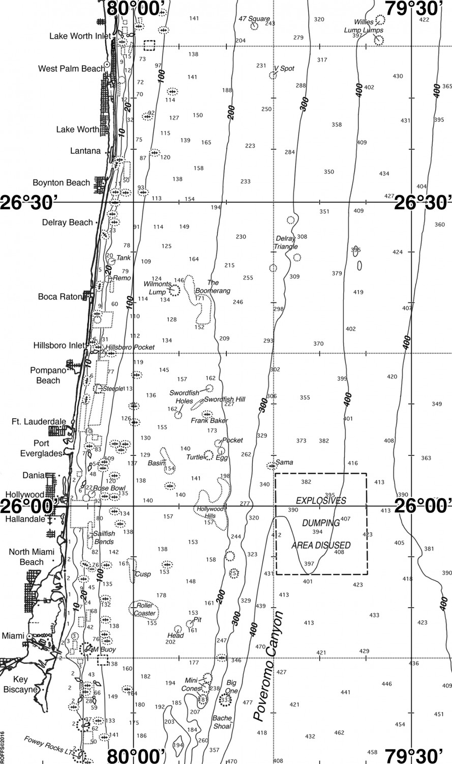 Palm Beach to Fowey Rocks