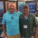 Carey Chen and Mitch at Ft. Lauderdale Boat Show