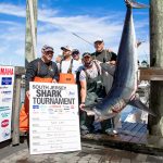2016 South Jersey shark Tournament - 1st Place Heaviest Shark & 1st Place Heaviest Mako Shark Sam Dolente & Steve Spagnoula (El Cid III)