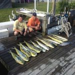 Last fishing trip before shipping out!. Great day on the water off Morehead City last weekend for John Marques and Patrick McKee (Celtic Wave)