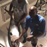 Great fishing day for ROFFS™ client, Robert Wells and friends (D Fish N Seas) off Great Harbor Cay Bahamas