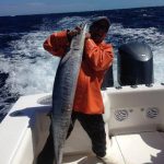 ROFFS™ client Kevin Shimp on the "Entropy" with some excellent wahoo and mahi fishing off Lucaya, Bahamas. Wahoo!!
