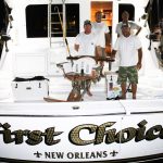 2nd Place Top Junior Angler Gregory Hulett & Jeff Colley III (No Someday); 2nd Place Largest Tuna Dennis Pasentine & Dale Artigue (First Choice)