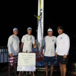 1st Place Tournament Champion, 1st Place Top Small Boat, 1st Place Top Club Boat & 1st Place Largest Wahoo Captain Ryan Long (Friction Course)