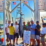 1st Place Top Wahoo & 3rd Place Top Wahoo Leon Edwards, Captain Tommy Green, Lynn Layton & Conrad Hawkins (Lucky 2)