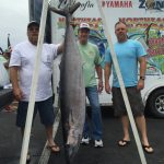 Northeast Florida Wahoo Shootout: 2nd Place Overall Heaviest Wahoo Jody Fusinato, Anthony Dubose, Tim Cannon & Dave Patton (Off the Ledge).