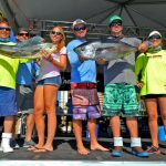 Saltwater Shootout (FL): 1st Place Top Tuna Rich Cook, Captain Kyle Kirchiner, Kaitlyn Webber, Ryan Rasberry, Andrew Home and Lori Jean (Reel Control II).