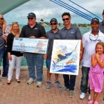 The Final Sail (FL): 1st Place Overall & 2nd Place Top Female Angler Sandra MacMillen, Captain John Dudas & Jeffrey Liederman (Sandman).