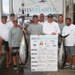 The Mid Atlantic Tournament (NJ): 1st Place Heaviest White Marlin Ven Poole & Captain Patrick Kannan (Waste Knot)