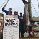 Congratulations to ROFFS™ Clients Captain Steve Spagnuola, Sam Dolente, Chris Mace and Crew on El CID III.
South Jersey Shark Tournament (NJ): 1st Place Heaviest Shark & 1st Place Heaviest Shark Boat 35’ & Under, 1st Place Heaviest Shark Overall Calcutta A & 1st Place Heaviest Shark Overall Calcutta B
