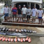 Congratulations to ROFFS™ Clients Captain Adam Ladnier, Preston Savage, Mike Basso, Victor Marin and Anglers Keith Myers, Hunter Myers, Brach Myers and Tommy Hatcher on (Fleur De Lis):
“Hunter Myers caught his first White Marlin this weekend. It earned him 3rd Place Catch and Release in the Grand Isle Tarpon Rodeo. Keith Myers caught a nice wahoo that earned him 3rd Place Wahoo. It was a trip to remember!”