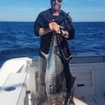 ROFFS™ Client Corey Evans (3 Amigos) -
“Mate Michael Lewis with the boats first fish of the day. Captain Kevin Denison and the fish was 55 Lb. caught in the Baltimore canyon.”
Out of Indian River, DE.
