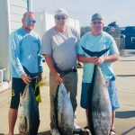 ROFFS™ Client Corey Evans (3 Amigos) -
“Charter customers aboard 3 Amigos had a busy day today catching an over bluefin first thing today” “Crew also boated a nice dolphin and released a mako on the troll.”