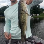 ROFFS™ owner/president Matt Upton with a personal best 3.0 lb. largemouth bass!